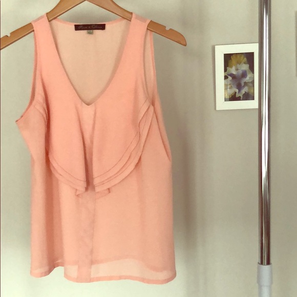 Fancy soft pink tank top - Picture 1 of 1